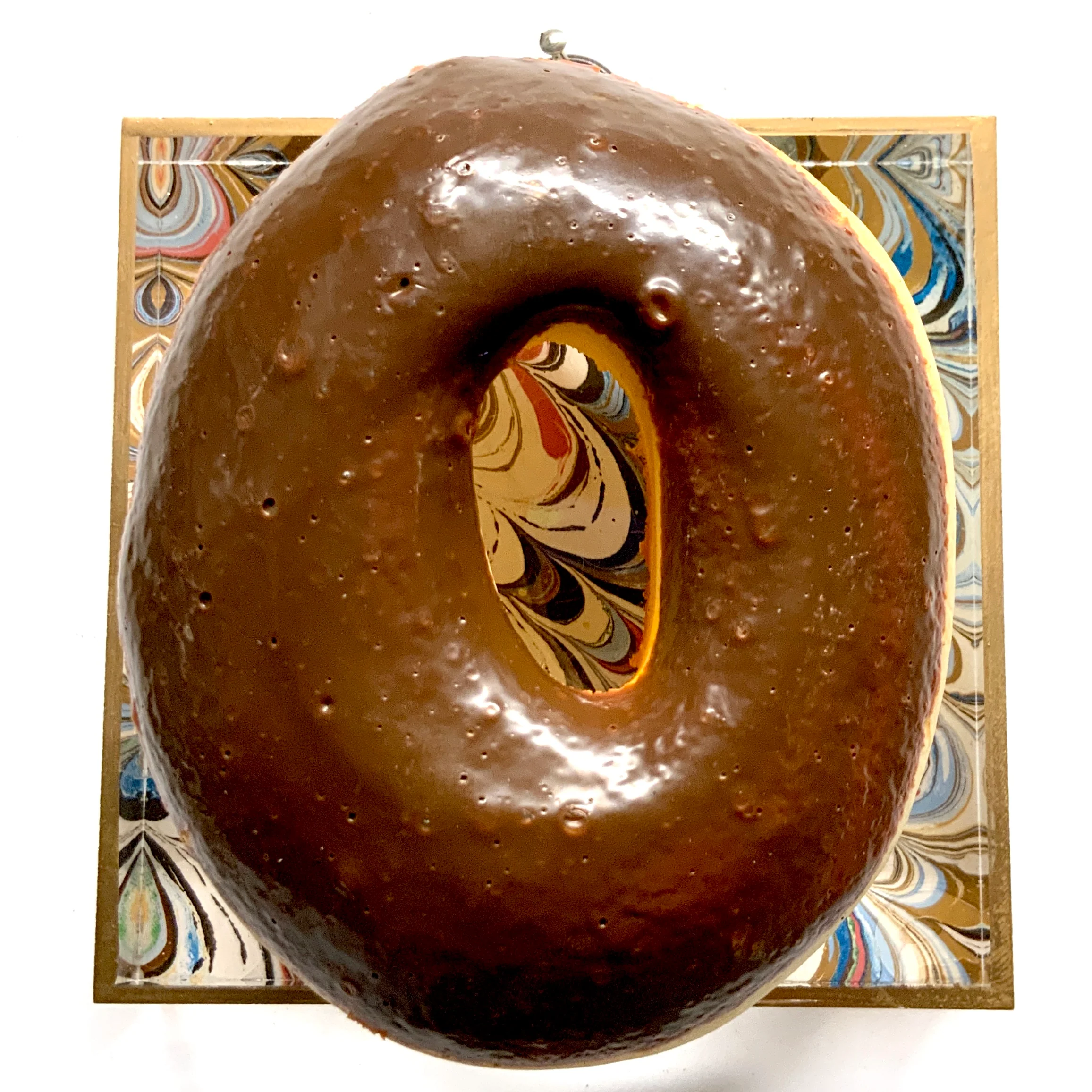 Acrylic Frame with Doughnut / Slight Imperfections (4" wide)