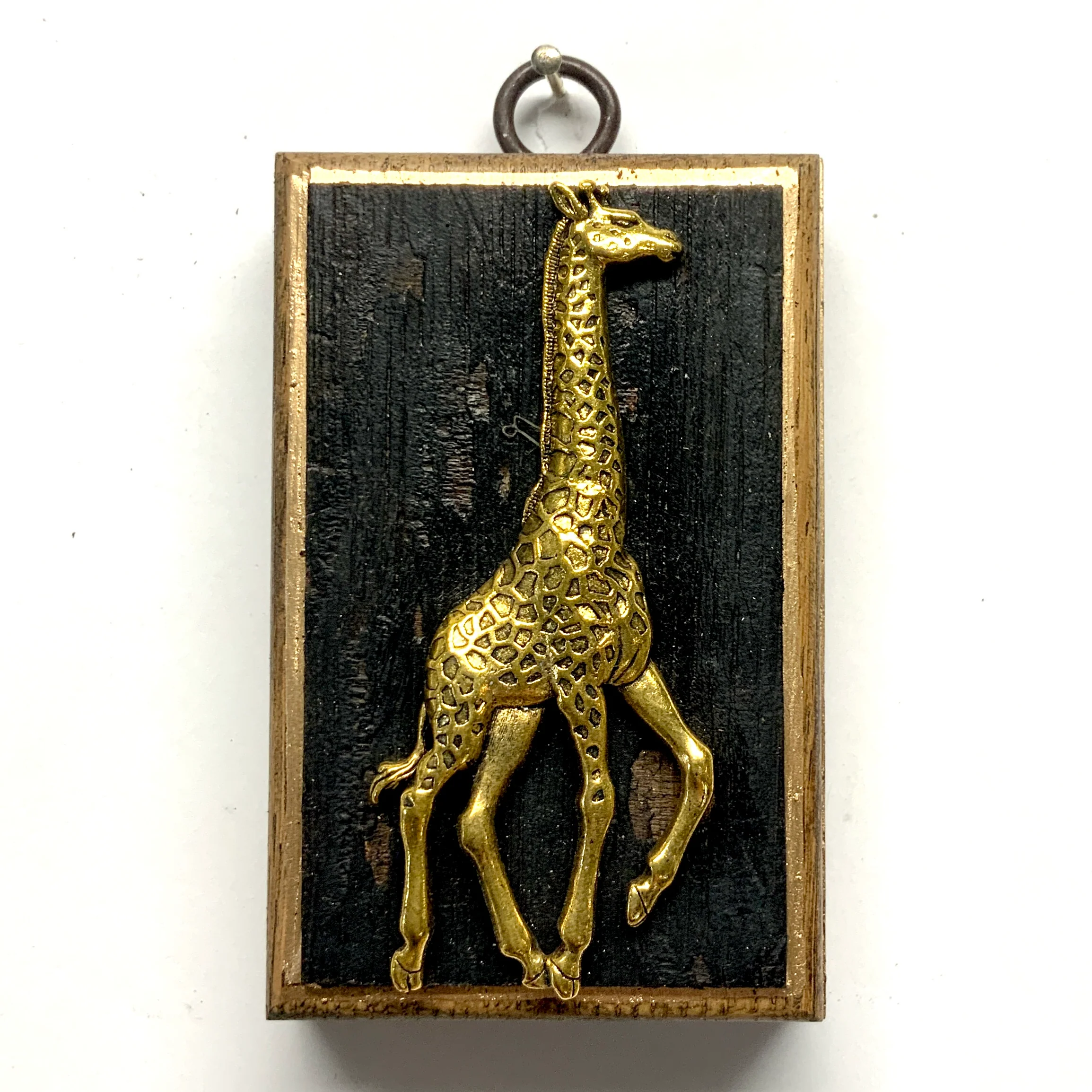 Bourbon Barrel Frame with Giraffe (2.25" wide)