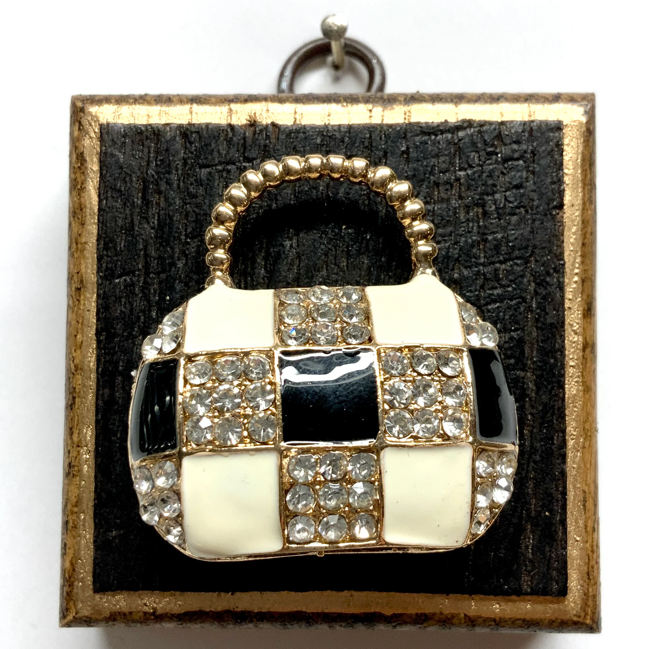 Bourbon Barrel Frame with Handbag (2.5" wide)